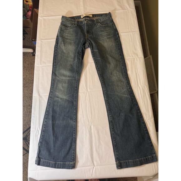 GAP Long and Lean womens bootcut jeans blue stretch denim 8.5" Rise Size 4 Reg - Picture 1 of 8